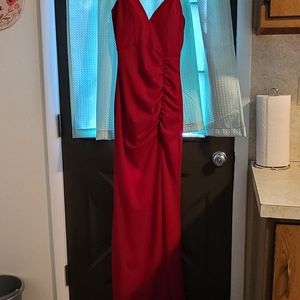 Red homecoming dress